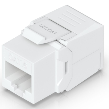Gniazdo keystone RJ45 UTP kat.6a Ubiquiti 12-pak (UACC-Keystone-Jack-C6)