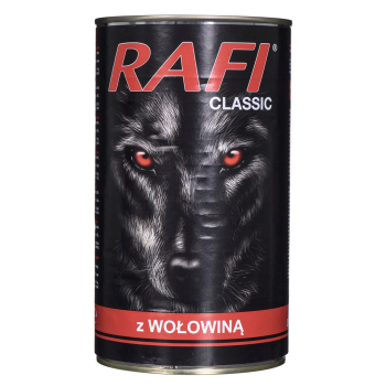 DOLINA NOTECI Rafi Classic z wołowiną - mokra karma dla psa - 1240g
