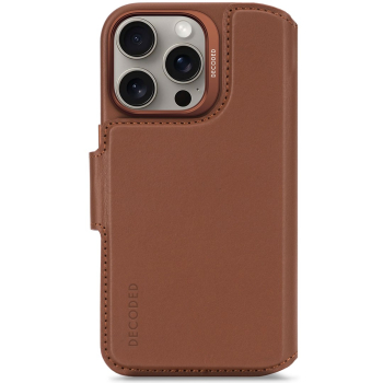 Skórzana obudowa ochronna iPhone 16 Pro kompatybilna z MagSafe (tan)