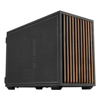 Lian Li DAN Cases B4 Wood Edition PC-Gehäuse, Micro-ATX - Walnuss, schwarz