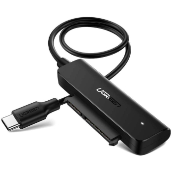 Ugreen Adapter  USB-C 3.0 Do Dysku SATA 2.5 50cm Srebrny AV144