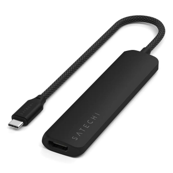 Satechi ST-P6SK huby i koncentratory USB Type-C 10000 Mbit/s Czarny