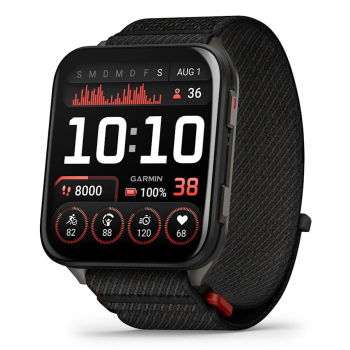 Garmin Venu X1 5,08 cm (2") AMOLED Cyfrowy 448 x 486 px Ekran dotykowy Czarny Wi-Fi GPS