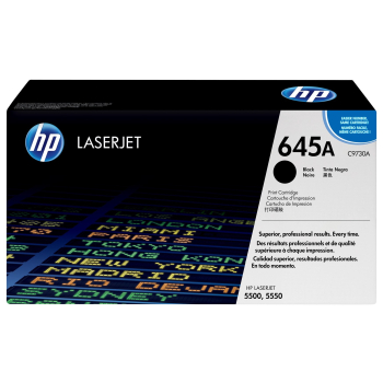HP 645A oryginalny wkład z czarnym tonerem LaserJet