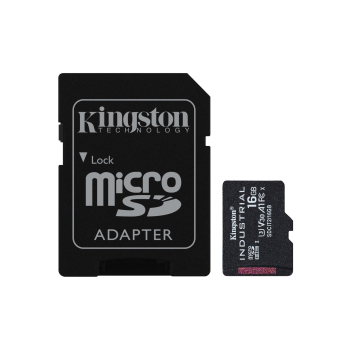 KINGSTON microSDHC 16GB Industrial C10 A1 pSLC Card