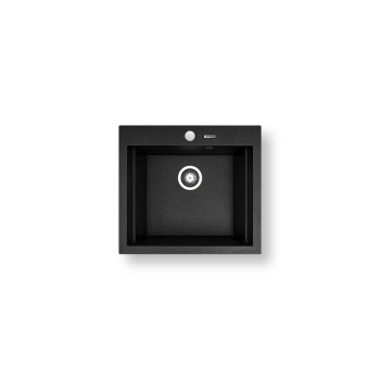 Zlewozmywak PYRAMIS SIROS 57X51,5 1B czarny