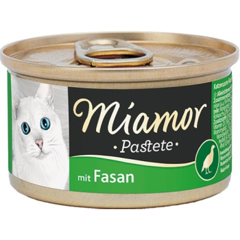 MIAMOR Pasztet mięsny dla kota bażant 85g