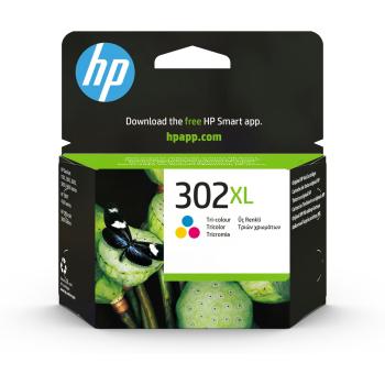 Tusz HP kolor HP 302XL, HP302XL=F6U67AE