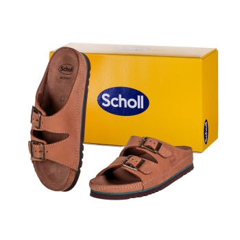Wygodne sandały Scholl AIR BAG BACK STRAP BRĄZ 37