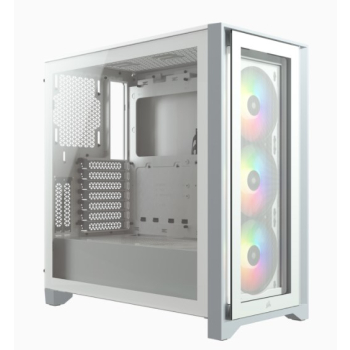 Corsair iCUE 4000X RGB Midi Tower Biały