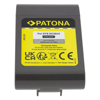 PATONA Akumulator Dyson DC30, DC31, 2000mAh, 22.2V Li-Ion