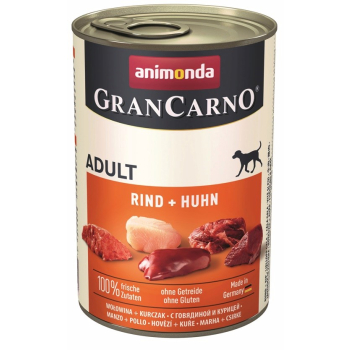 ANIMONDA Grancarno Adult wołowina i kurczak - mokra karma dla psa - 400g