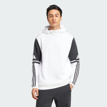 Bluza męska adidas Squadra 25 Sweat Hoody biało-czarna JD2976 S
