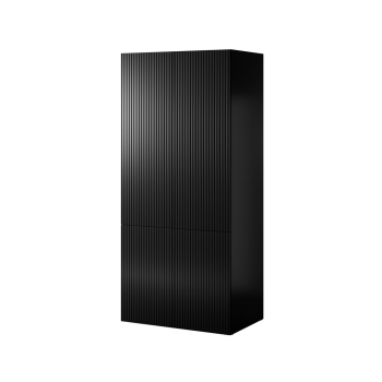 Szafa PAFOS 2D 90x55,5x198,5 czarny mat