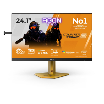 AOC AGON PRO CS24A monitor komputerowy 61,2 cm (24.1") 1920 x 1080 px Full HD LED Czarny