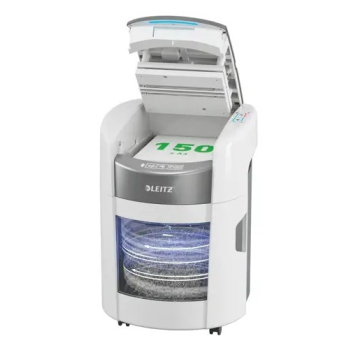 Niszczarka Leitz IQ Optimax AutoFeed 150, P4, 150 kartek, 15 l kosz