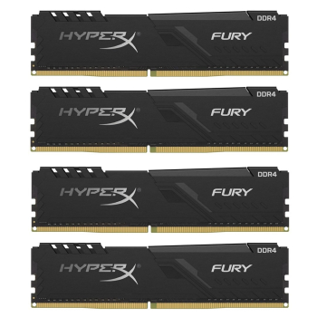 KINGSTON HyperX FURY DDR4 4x16GB 2666MHz Black