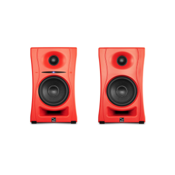 KALI AUDIO LP-UNF-R - Para monitorów odsłuchowych z Bluetooth. Głośniki multimedialne, czerwone.