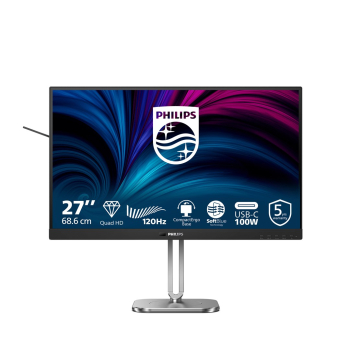 Philips 27B2U4601/00, 68,6 cm (27"), 2560 x 1440 piksele, Quad HD, LCD, 4 ms, Szary