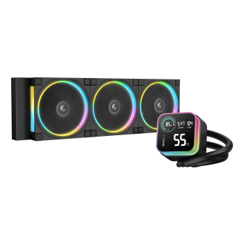 DeepCool LQ360 ULTRA ARGB Procesor Zestaw do chłodzenia płynami 12 cm Czarny