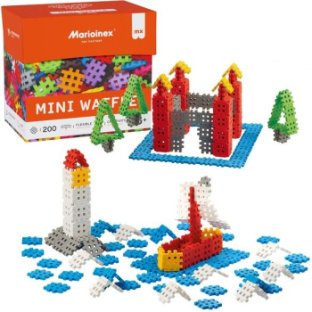 Klocki konstrukcyjne Marioinex Mini Waffle, 200 elementów