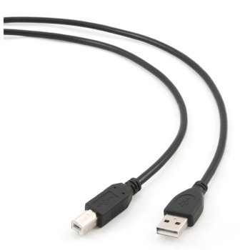 Kabel GEMBIRD CCP-USB2-AMBM-6 (USB 2.0 typu A M - USB 2.0 typu B M; 1,8m; kolor czarny)