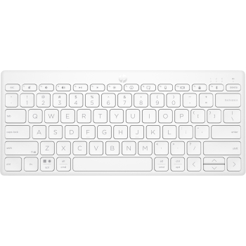 Klawiatura HP 350 Compact Multi-Device Bluetooth Keyboard bezprzewodowa biała 692T0AA