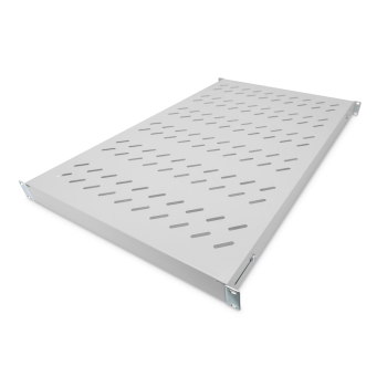 Digitus Półka ze zmiennymi szynami mocującymi do montażu stałego w szafach 483 mm (19")