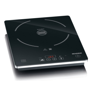 SEVERIN KUCHENKA INDUKCYJNA 1 PALN. TEMP. DO 240°C CO 10°C, TIMER DO 180 MIN. DOTYKOWE POLE OBSŁUGI, 2000W KP1071