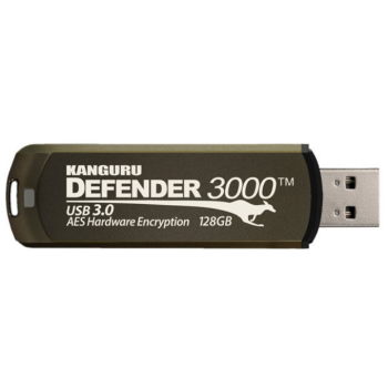 Pamięć USB 32 GB Kanguru Defender 3000 z zaślepką, USB Type-A, 3.2 Gen 1 (3.1 Gen 1), 38 g, Brązowy