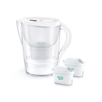 Dzbanek filtrujący Brita Marella XL+2 wkłady MaxtraPro PP (3,5l; biały)