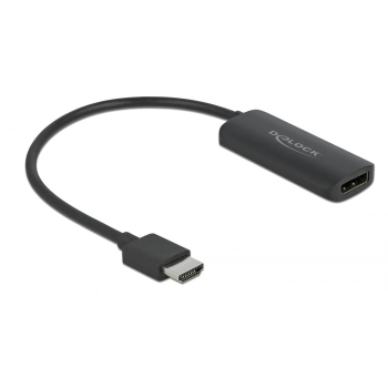 DeLOCK Adapter HDMI-A męski > DisplayPort żeński czarny