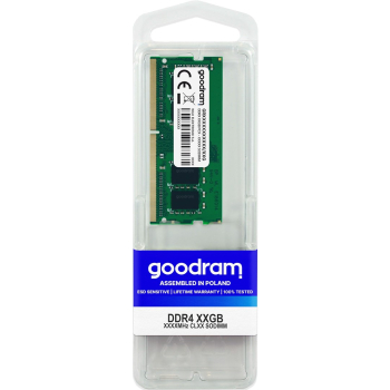 Pamięć RAM GoodRam GR2400S464L17/16G (DDR4 SO-DIMM; 1 x 16 GB; 2400 MHz; CL17)