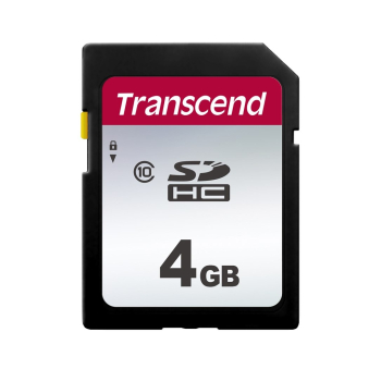 SD Card 4GB Transcend SDHC SDC300S 20/10 MB/s