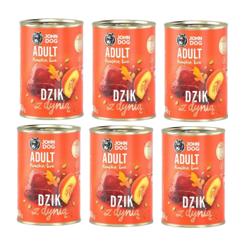 John Dog PUMPKIN Adult dzik z dynią 400g