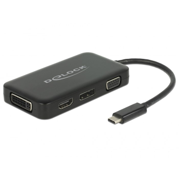 DeLOCK 63929 stacja dokująca USB 2.0 Type-C Czarny