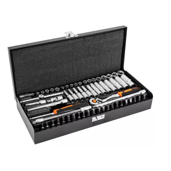 Klucze nasadowe Neo Tools 1/4" zestaw 63 szt