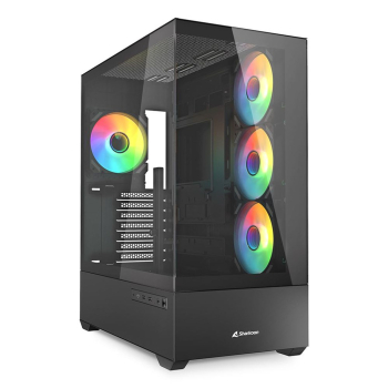 Etui Sharkoon AK6 RGB ATX 1xGlass Czarne