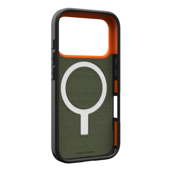 Urban Armor Gear 114545117297 pokrowiec na telefon komórkowy 16 cm (6.3") Oliwkowy, Pomarańczowy