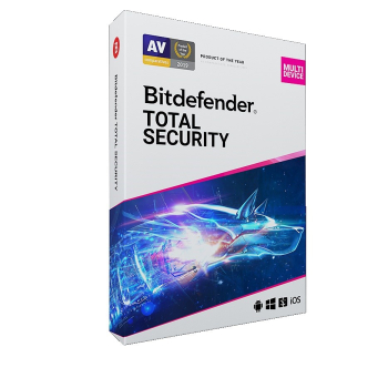 BITDEFENDER Total Security (10 stan.; 12 miesięcy; Wersja cyfrowa; Domowa, Komercyjna)