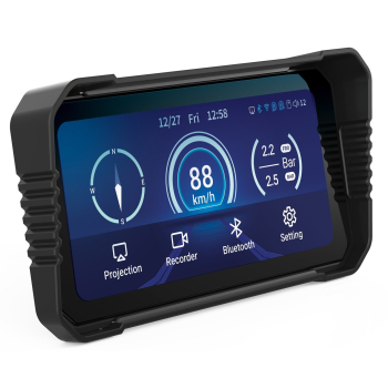 NAVITEL MS850 DUAL Kamera motocyklowa Nawigacja Ekran multimedialny wideorejestrator przód tył