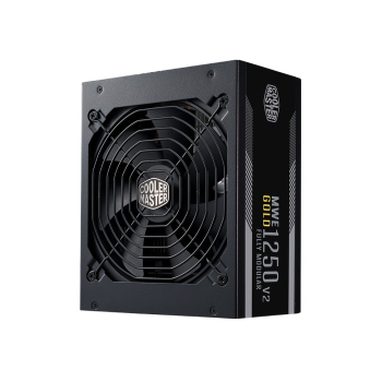 Chłodnica Master MWE Gold 1250 V2 ATX 3.1, 1250 W, 100 - 240 V, 50/60 Hz, 15 - 7 A, Aktywna, 120 W