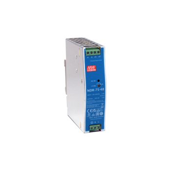 LevelOne Industrie Netzteil 48VDC/ 75W+DIN-Schiene    silber
