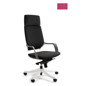 Fotel biurowy Apollo BL401 magenta/biały