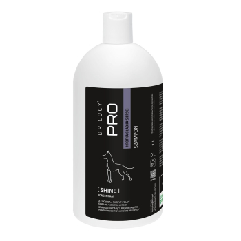 Dr Lucy - PRO SHINE 1 l - odżywczy, nawilżający szampon dla psów i kotów krótkowłosych