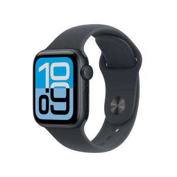 Zegarek Apple Watch SE 3 (2025) GPS 40mm Aluminiowa koperta Midnight z paskiem sportowym M/L - Midnight - Midnight
