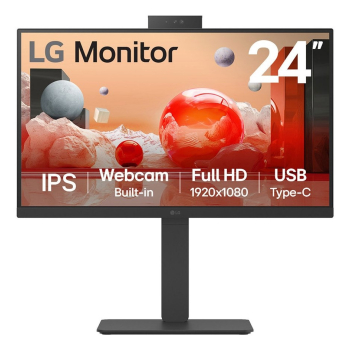 Monitor LG 24" 24BA850-B Full HD HDMI DP DaisyChain IPS 16:9