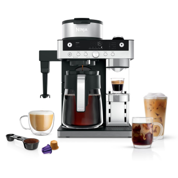 SharkNinja CFN802EU Prestige 2-in-1 Filterkaffee- und Kapselmaschine schwarz