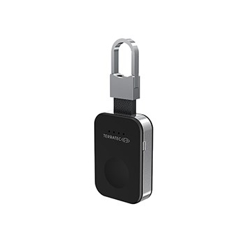 Terratec Charge AIR Key 950 mAh Bezprzewodowe ładowanie Czarny, Srebrny