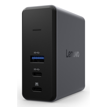 Lenovo X9 Charging GaN Dock Przewodowa USB 3.2 Gen 2 (3.1 Gen 2) Type-C Szary